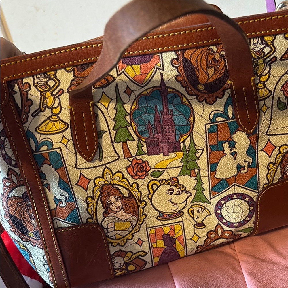 DOONEY & Bourke beauty beast Disney Stained Glass Tote Bag - Multicolor